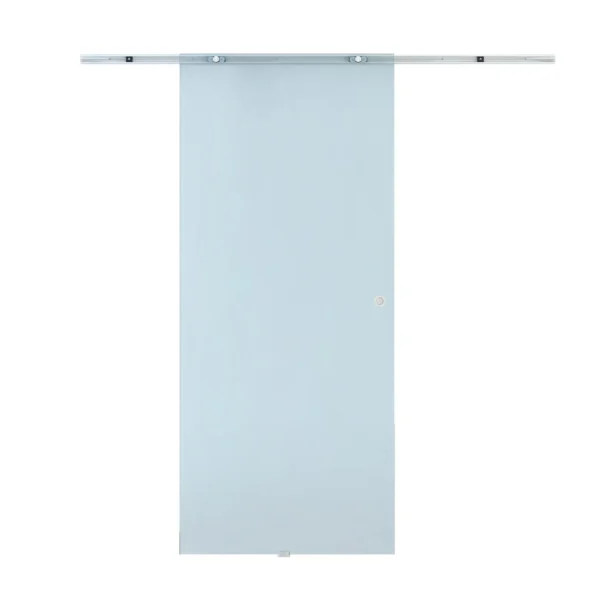 Sliding Door Smudged Glass Effect with Aluminum Track , 90x205cm |