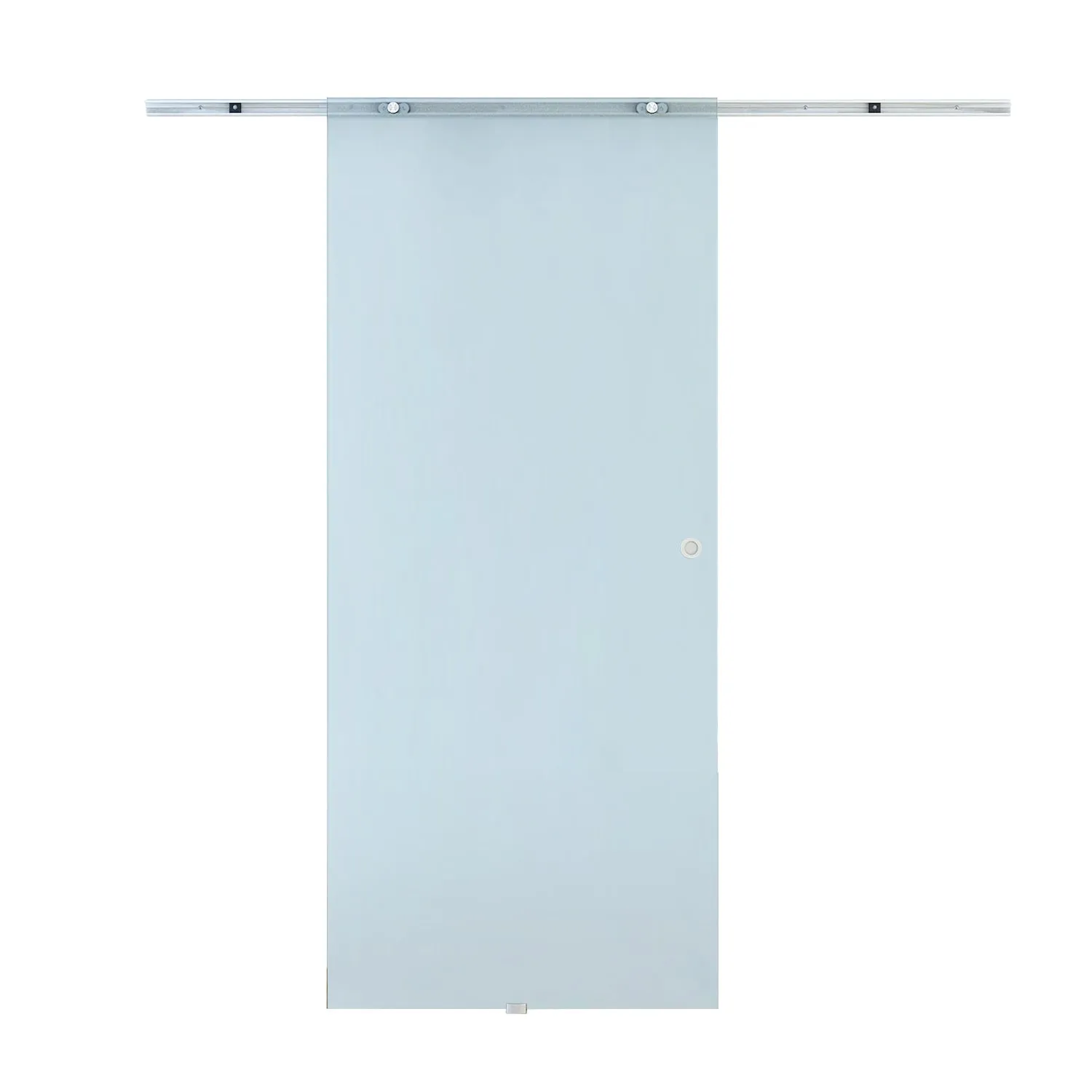 Sliding Door Smudged Glass Effect with Aluminum Track , 90x205cm |