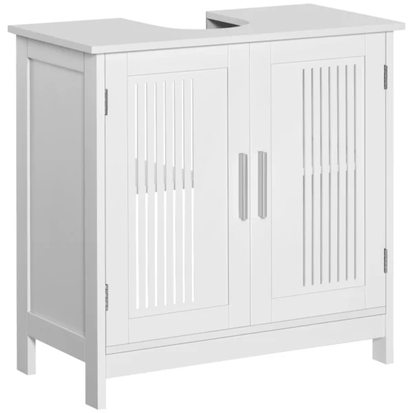 White Bathroom Sink Vanity | 60x30x60cm