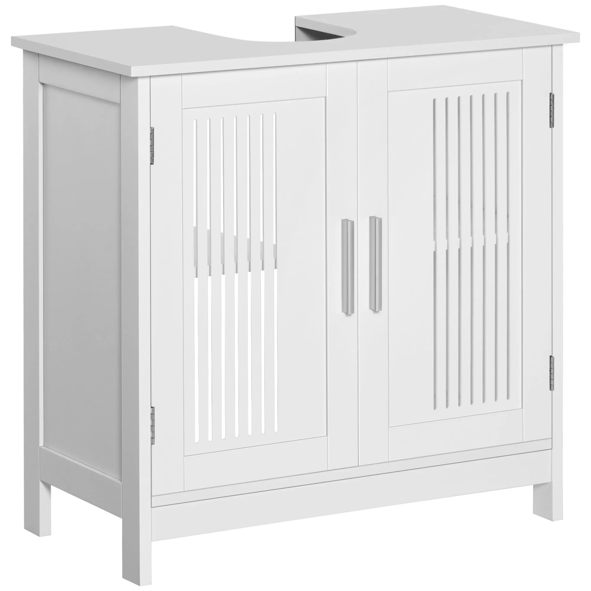 White Bathroom Sink Vanity | 60x30x60cm