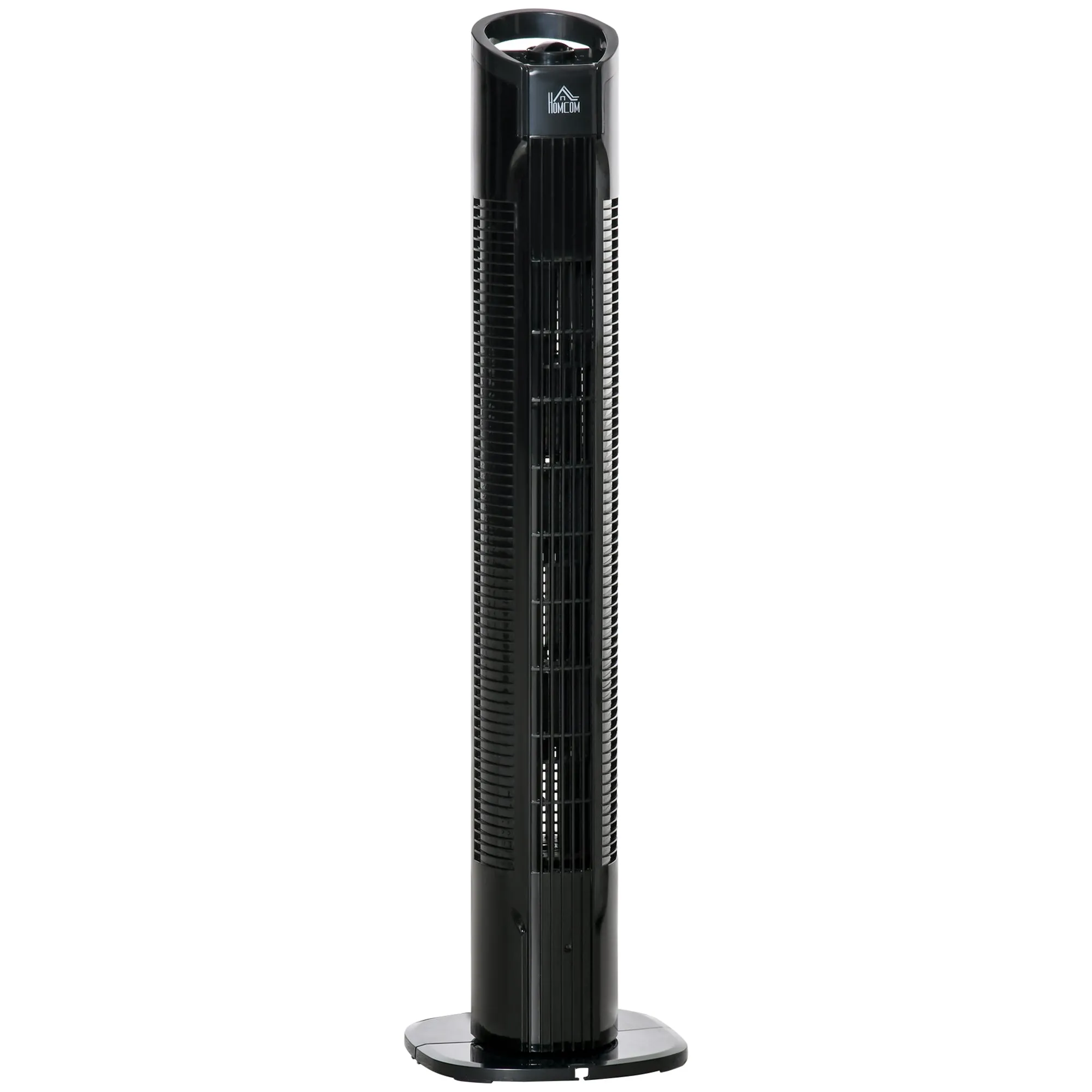 Column 3 -speed ventilator with 70 ° oscillation, round flat and transport handle, 50W power, ф20x78.5cm black