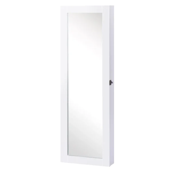 mirror wardrobe grove walls of wall walls mdf, white, 37x9.5x112cm