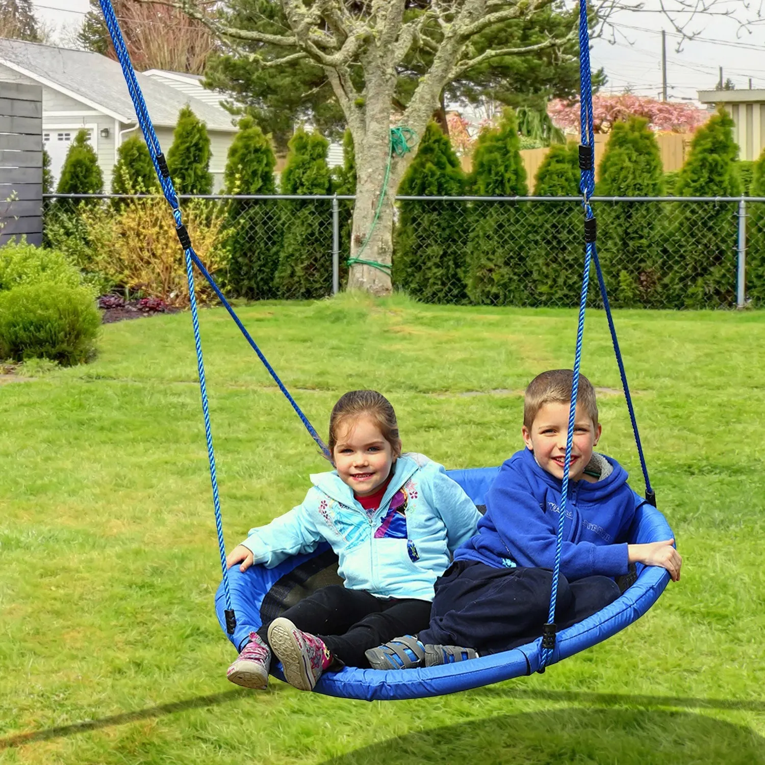 Garden Swing for Children Ages 3-8, Indoor and Outdoor Children's Swing 100x180cm, Maximum Load 100kg - Image 2