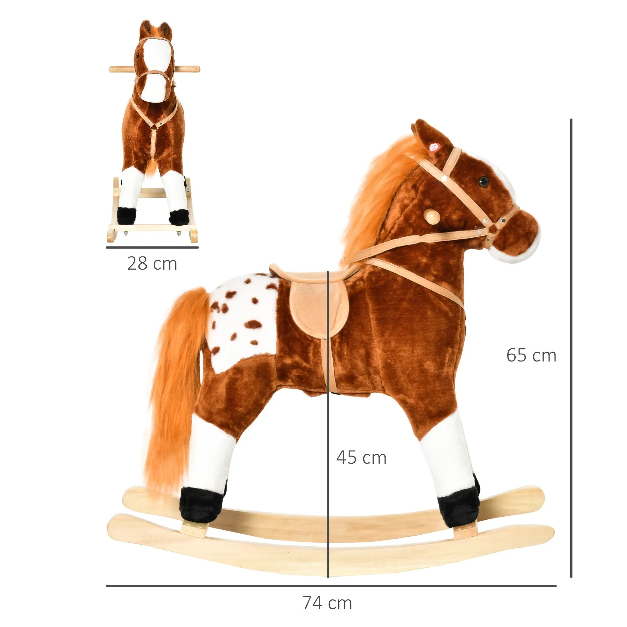 Brown Rocking Horse | 3+ Years - Image 3