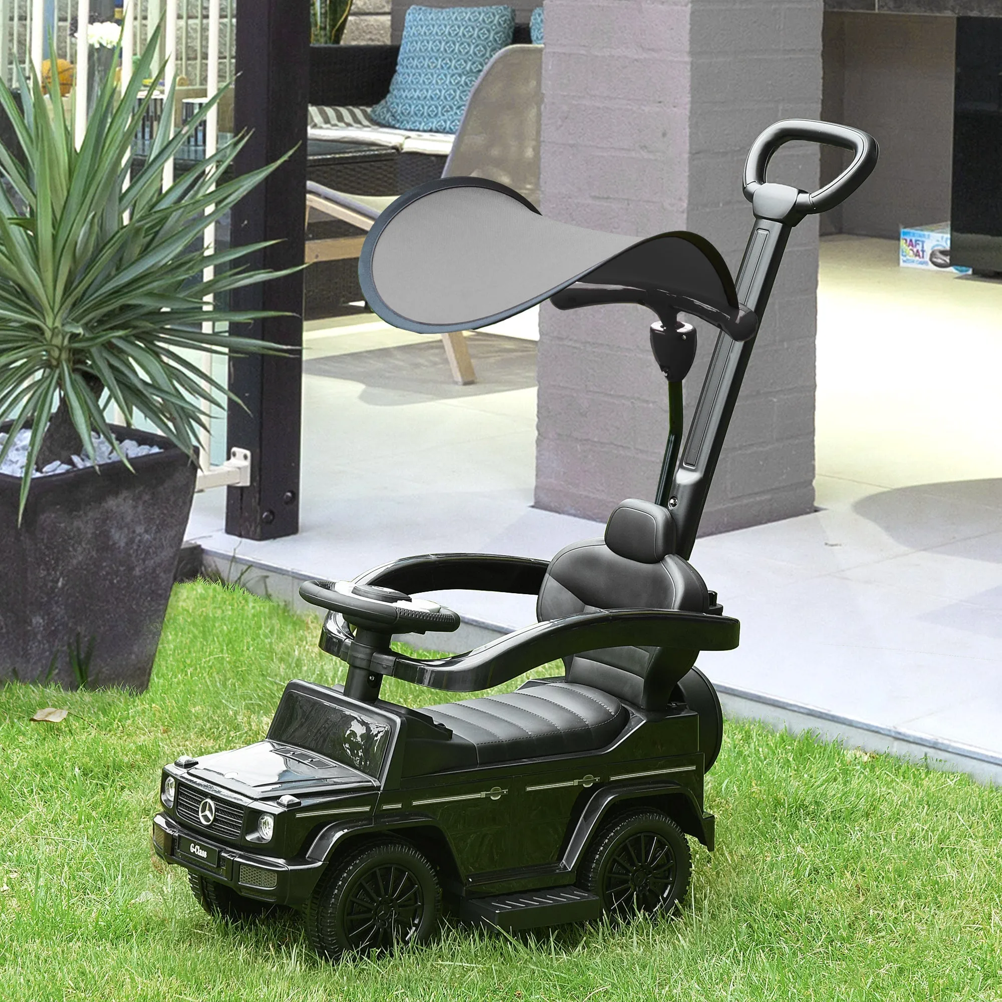 Mercedes-Benz G350 model pushing machine for children, black - Image 2