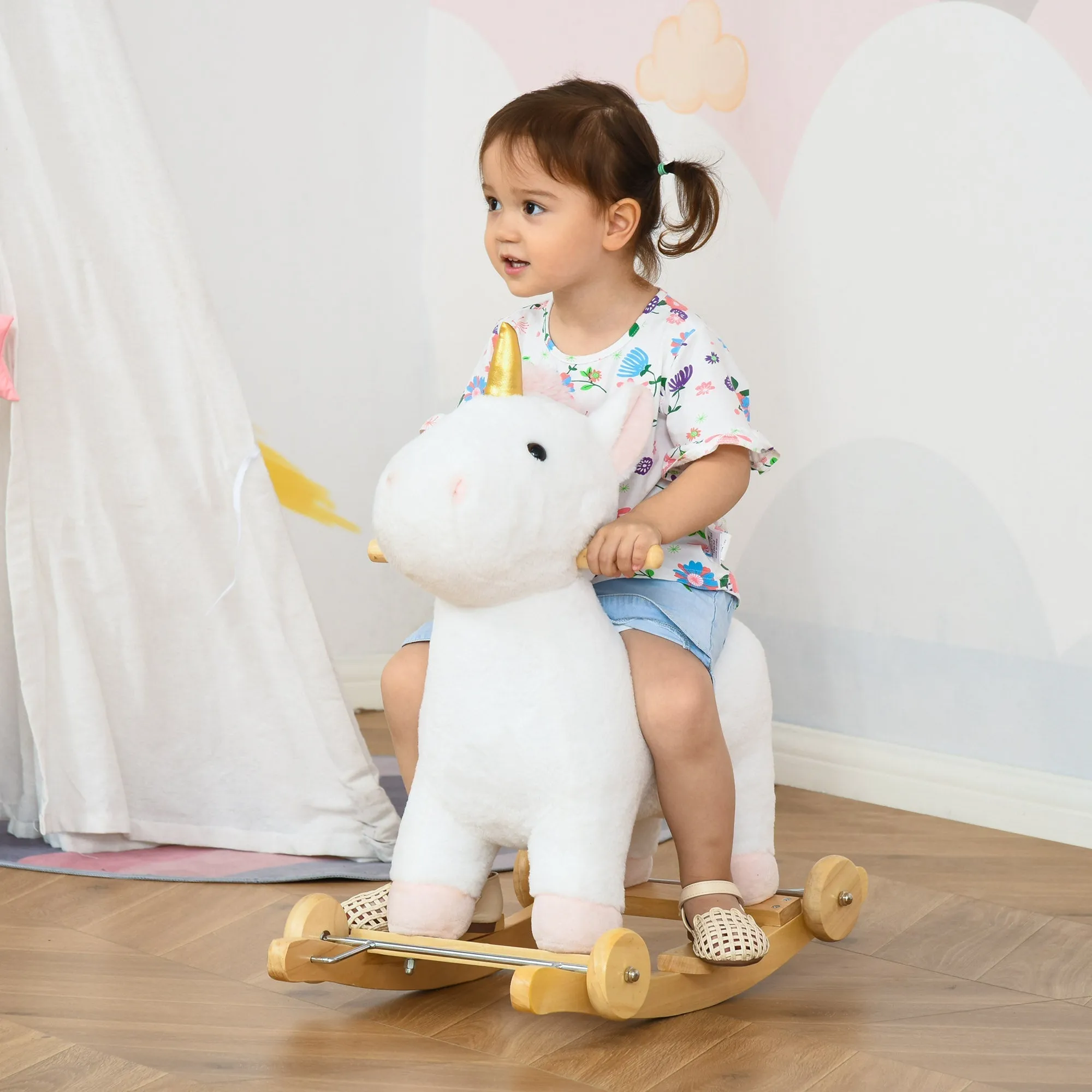 White Rocking Unicorn | 3-6 Years - Image 2