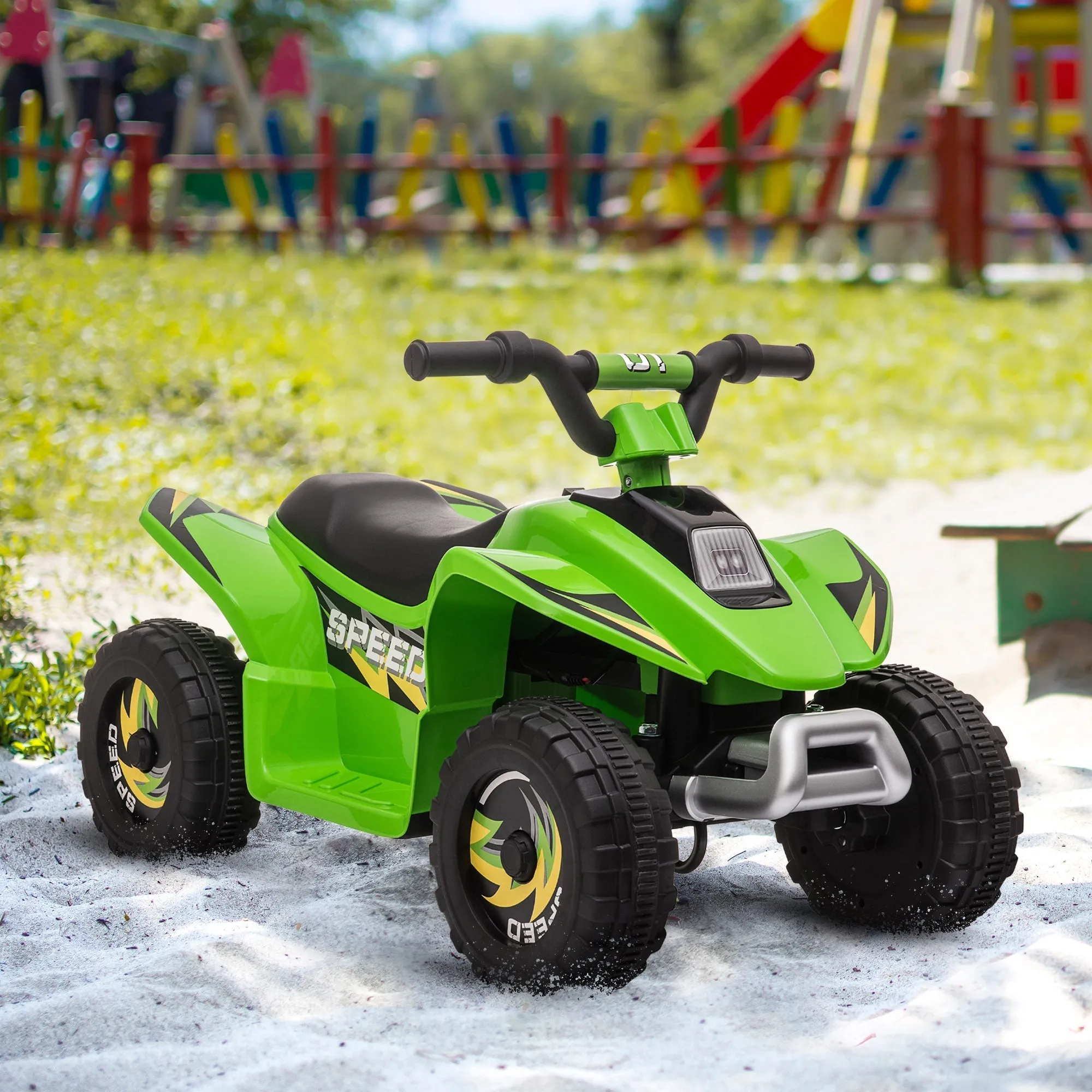 Quad for electric children with rechargeable 6V - green battery - Image 2