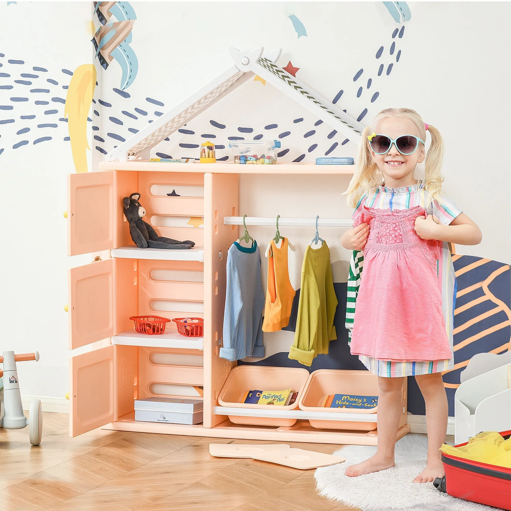 Orange Laundry Wardrobe Playhouse - Image 2