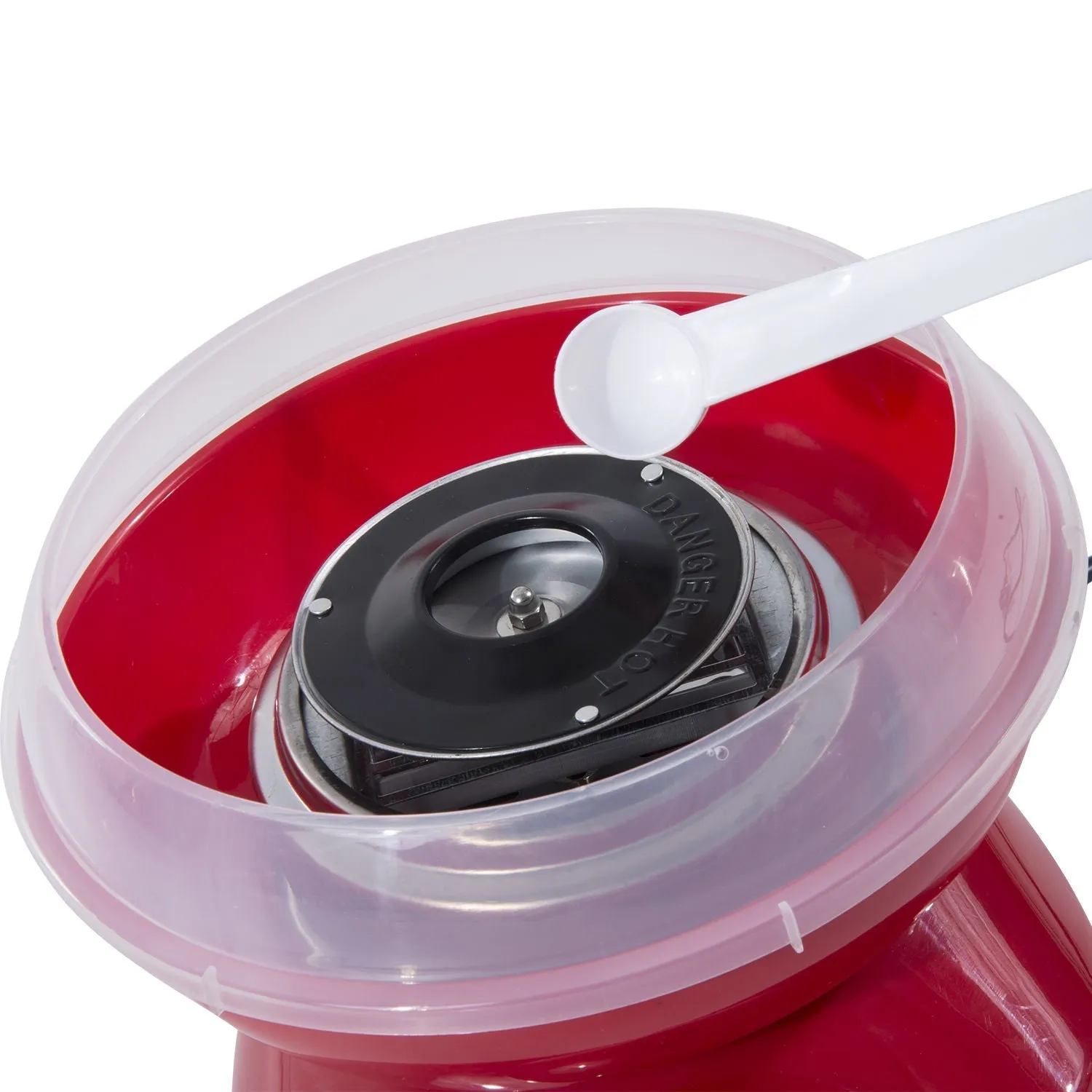 Cotton Candy Machine in PP, Stainless Steel and Aluminum 450W 27 x 26 x 18cm Red - Image 3