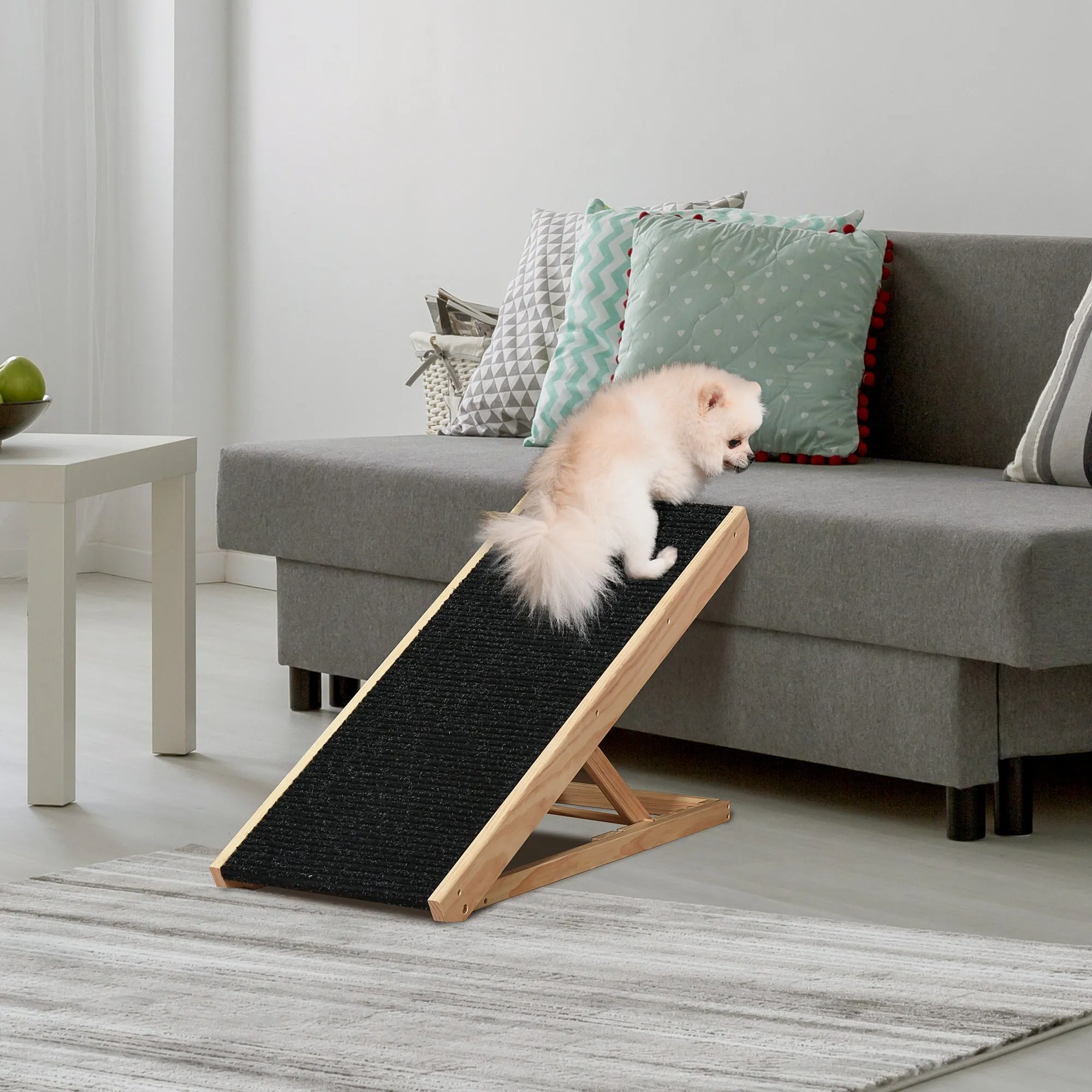 Dog Ramp, Dog Stairs, Ramp for Cats and Pets up to 75kg Foldable Non-Slip and Adjustable - Image 2