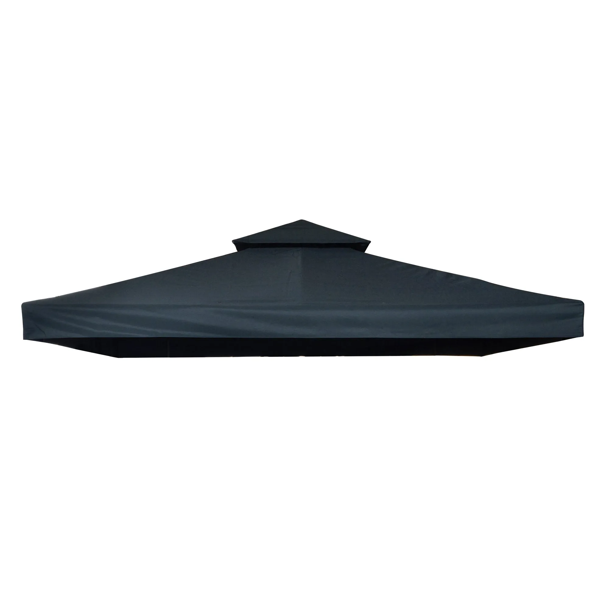 Replacement Roof for Gazebo 3x3m with 2 Levels and UV Resistant, Anthracite Gray
