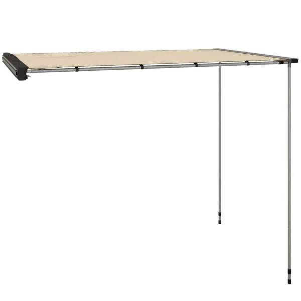 2.5x1.6m Waterproof Adjustable Height Side Car Roof Awning, Khaki