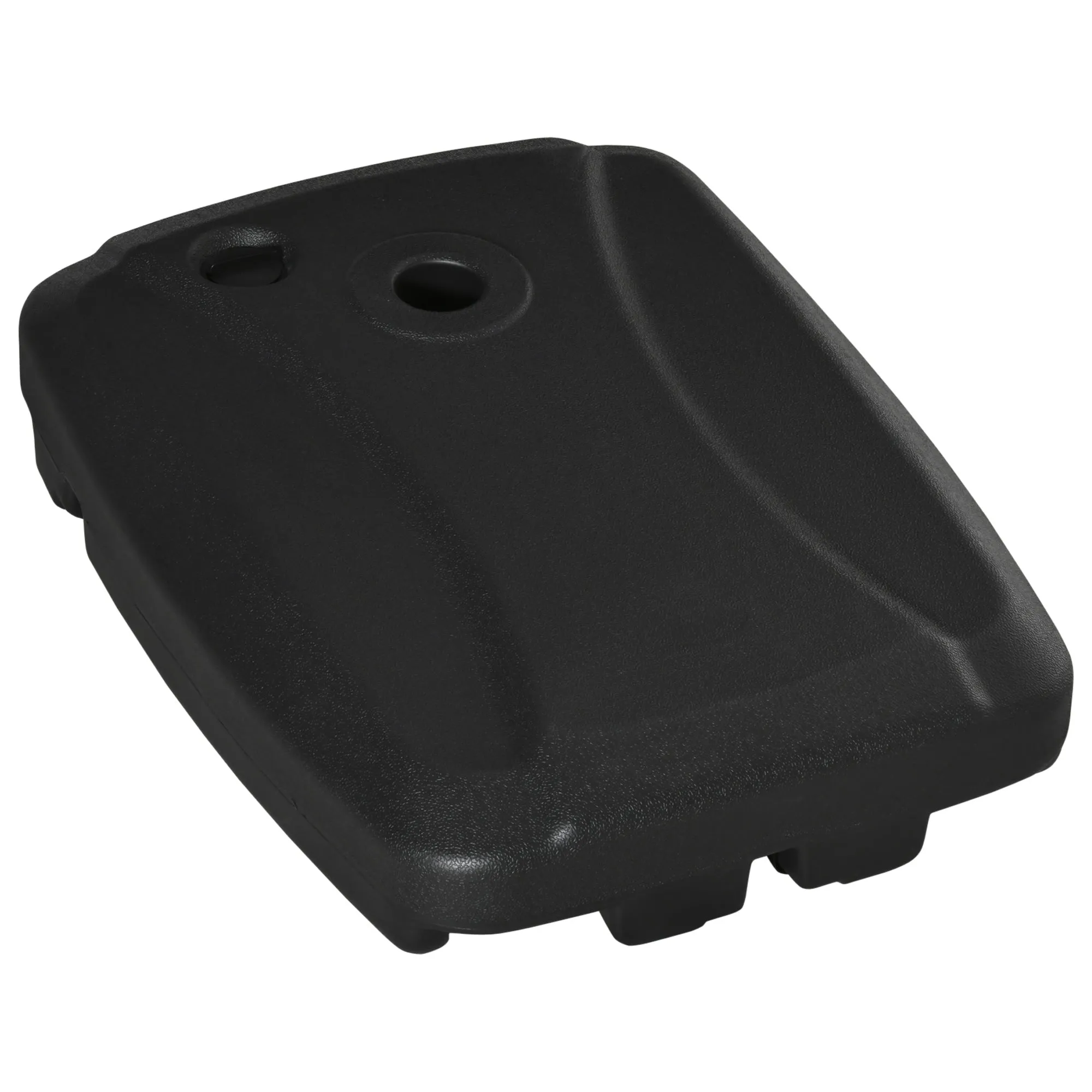 Fillable Arm Umbrella Base up to 75kg with T-Base Included, 80x60x17cm, Black