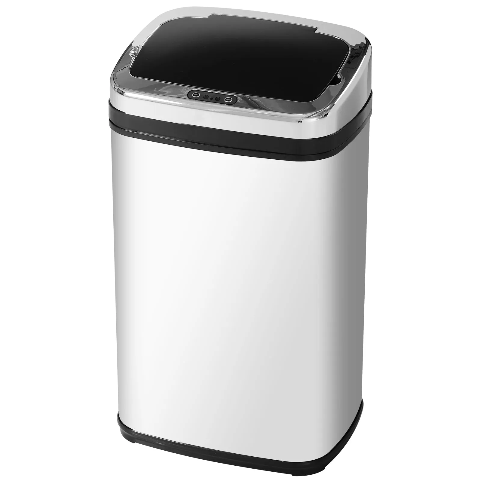 Elegant Stainless Steel Dustbin with Electronic Opening Sensor 30L