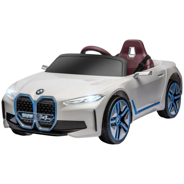 BMW - Electric Car for Children 3-6 Years with BMW License with Remote Control, and Headlights, 115x67x45 cm, White