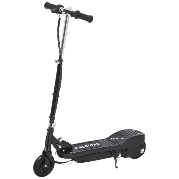 120W Folding Electric Scooter for Kids, Max Speed 12km/h, 50kg Load Capacity, 74x36x69-91cm, Black