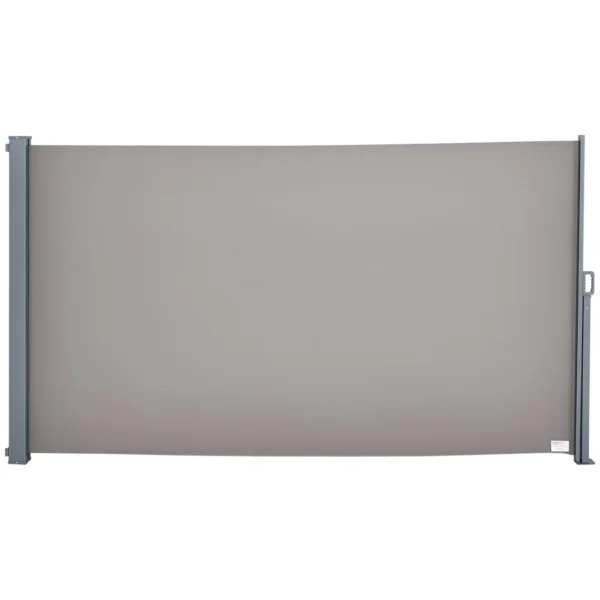 3x1.6m Aluminum and Waterproof Anti-UV Polyester Side and Roll-Up Awning for Wind/Privacy