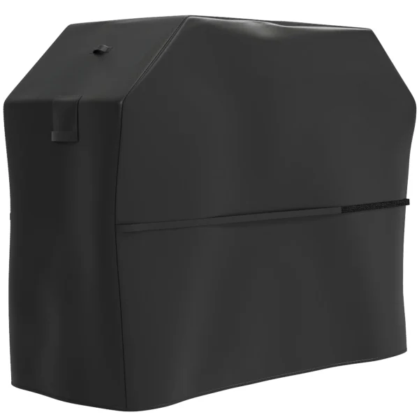600D Oxford Fabric Waterproof UPF30+ and Windproof Barbecue Cover, 147x61x122 cm, Black