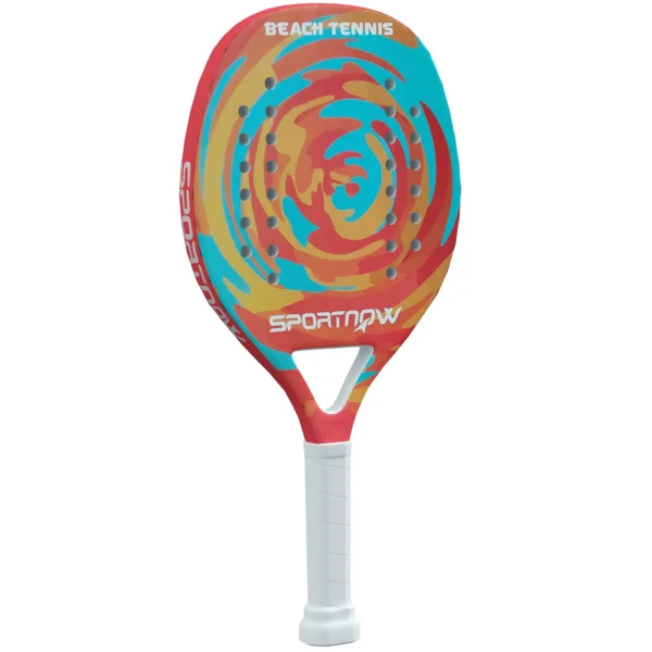 SPORTNOW Carbon Fiber Padel Racket with Non-Slip Grip and Carrying Bag, Yellow