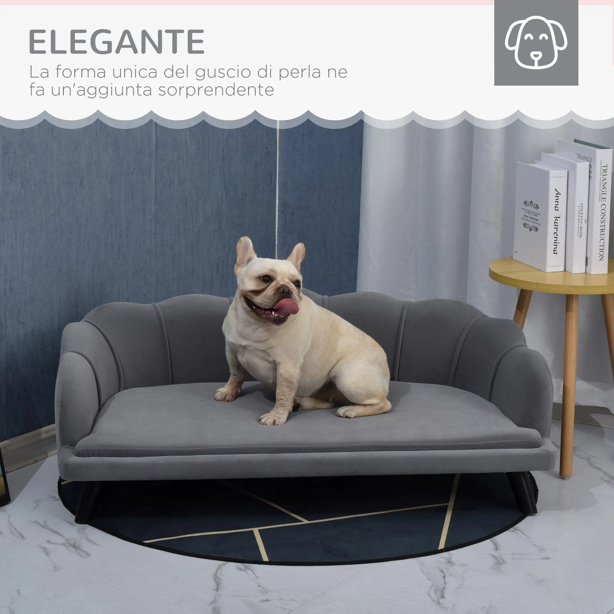 Sofa for Medium-Large Dogs with Removable and Washable Cover - Image 3