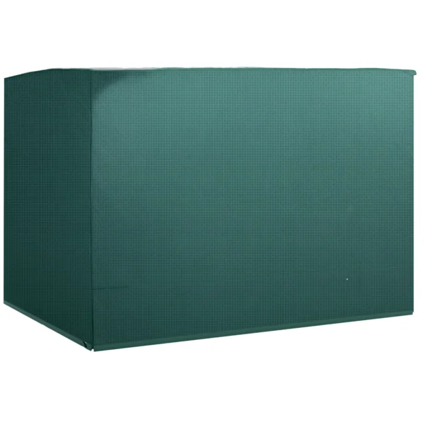 Garden Swing Cover Waterproof Anti-UV Anti-Mold with PE Fixing 215x155x150cm Green