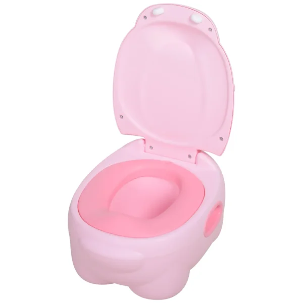 Baby Potty Training Seat 6 Months-48 Months Non-Slip Hippo Pink (40x30x23cm)