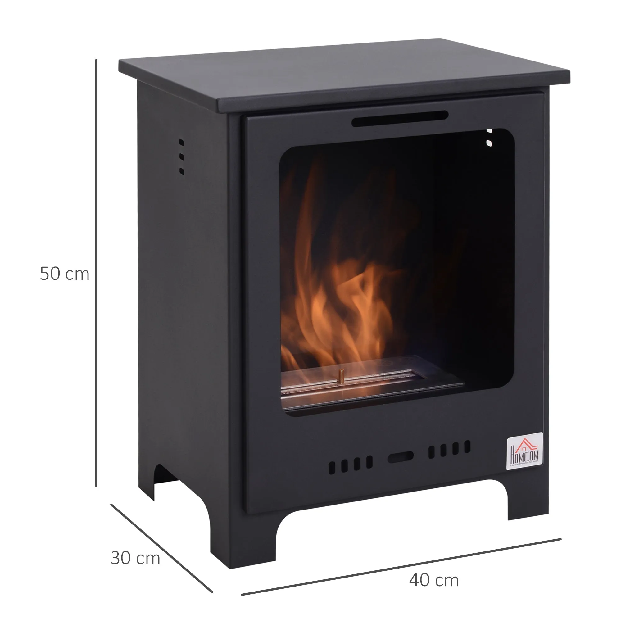 Bioethanol Fireplace More Efficient and Environmentally Friendly Maximum Fuel Capacity 0.9 Liters for a Flame of up to 3 Hours - Image 3