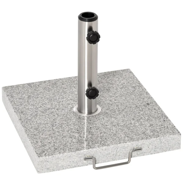 Marble Garden Umbrella Base Stand Weight 25kg 40×40×36cm