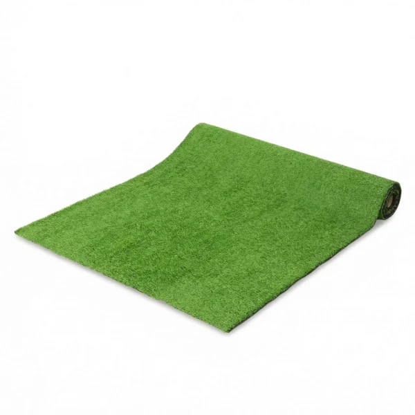 Outsunny Artificial Grass 1m x 4m, Synthetic Carpet with 10mm Height, Draining, Green