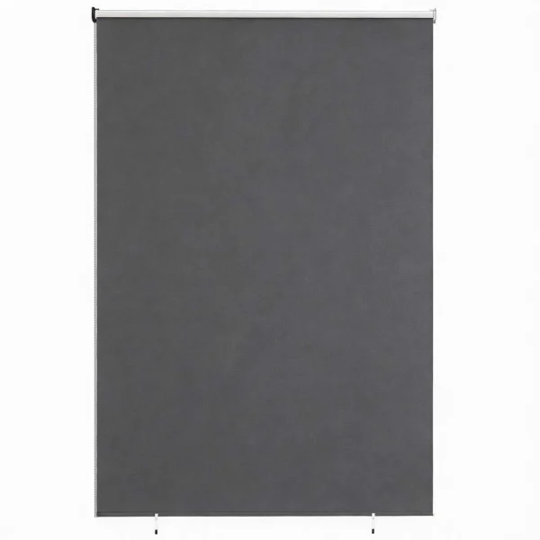 Outsunny Anti-UV Polyester Roller Blind with Chain, 240x160 cm, Dark Grey