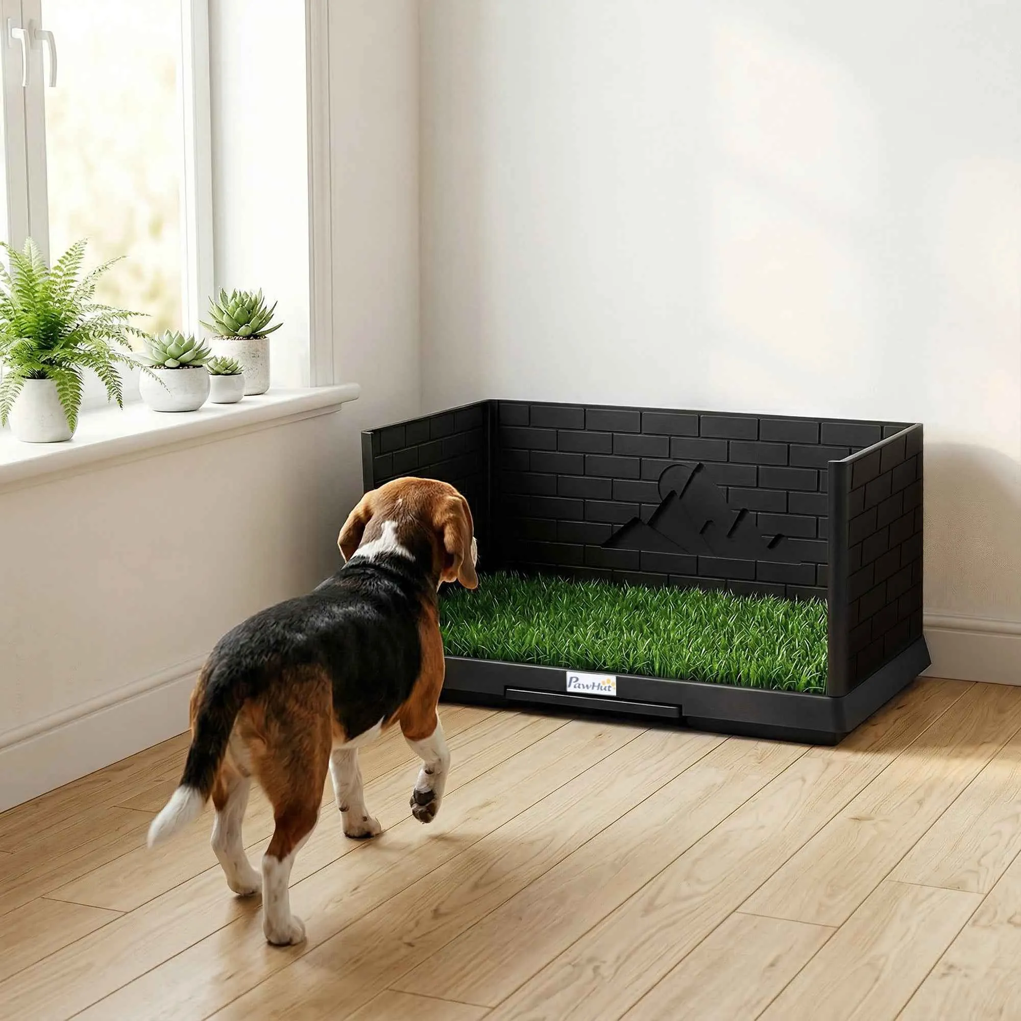 PawHut Dog Toilet with Pull-Out Tray, 75 x 51 x 36.5 cm - Image 2