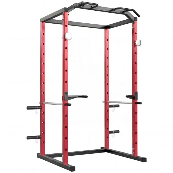 SPORTNOW Power Cage, Adjustable Rack with 460KG Capacity