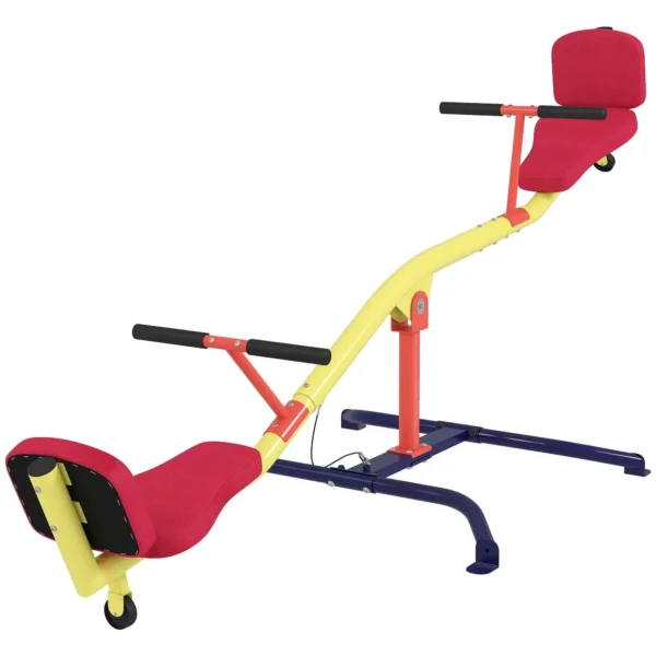 Swing Seesaw 360° Rotating 253x96x75 cm Multicolor