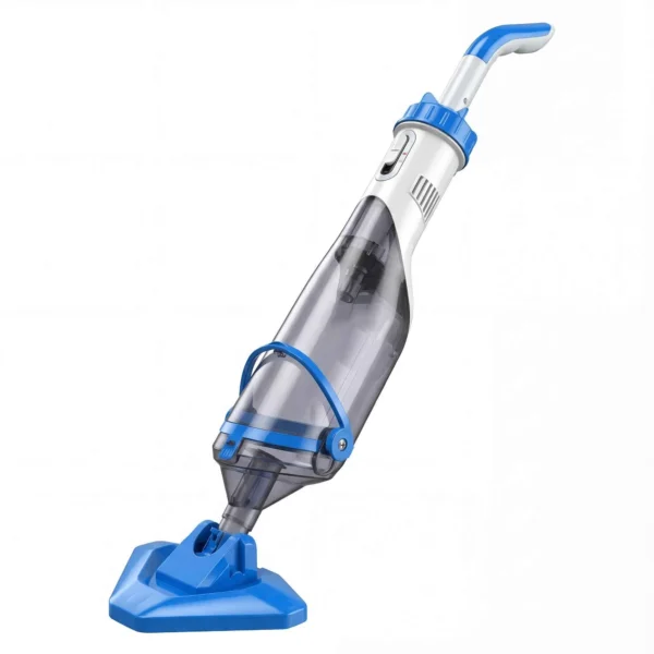Outsunny Cordless Pool Vacuum Cleaner with Brush and Filters, Made of ABS and Aluminum, 90x24x13.5 cm, Blue
