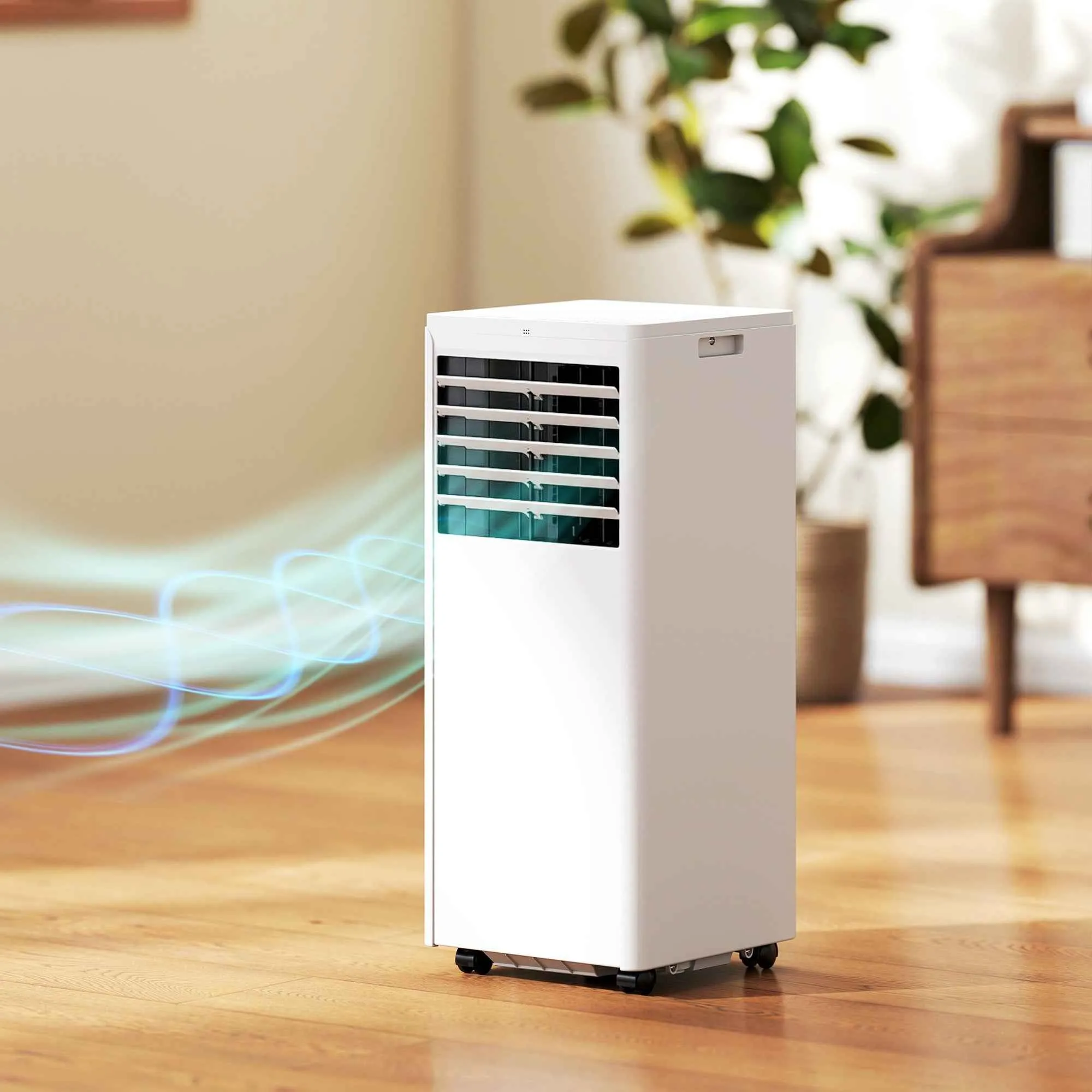 Portable Air Conditioner 7000 BTU, 4-in-1 Unit with Cooling, Dehumidifier, Fan, Night Mode - Image 2