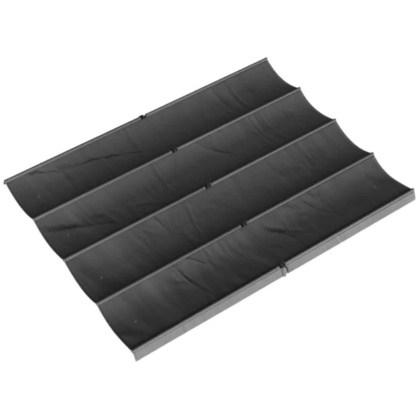 Outsunny Dark Grey Polyester Anti-UV Outdoor Pergola Cover with 8 Drainage Holes, 392x350 cm