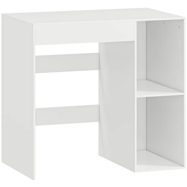 Freestanding Washing Machine Cabinet with 2 Open Shelves, 96x60x95 cm, White
