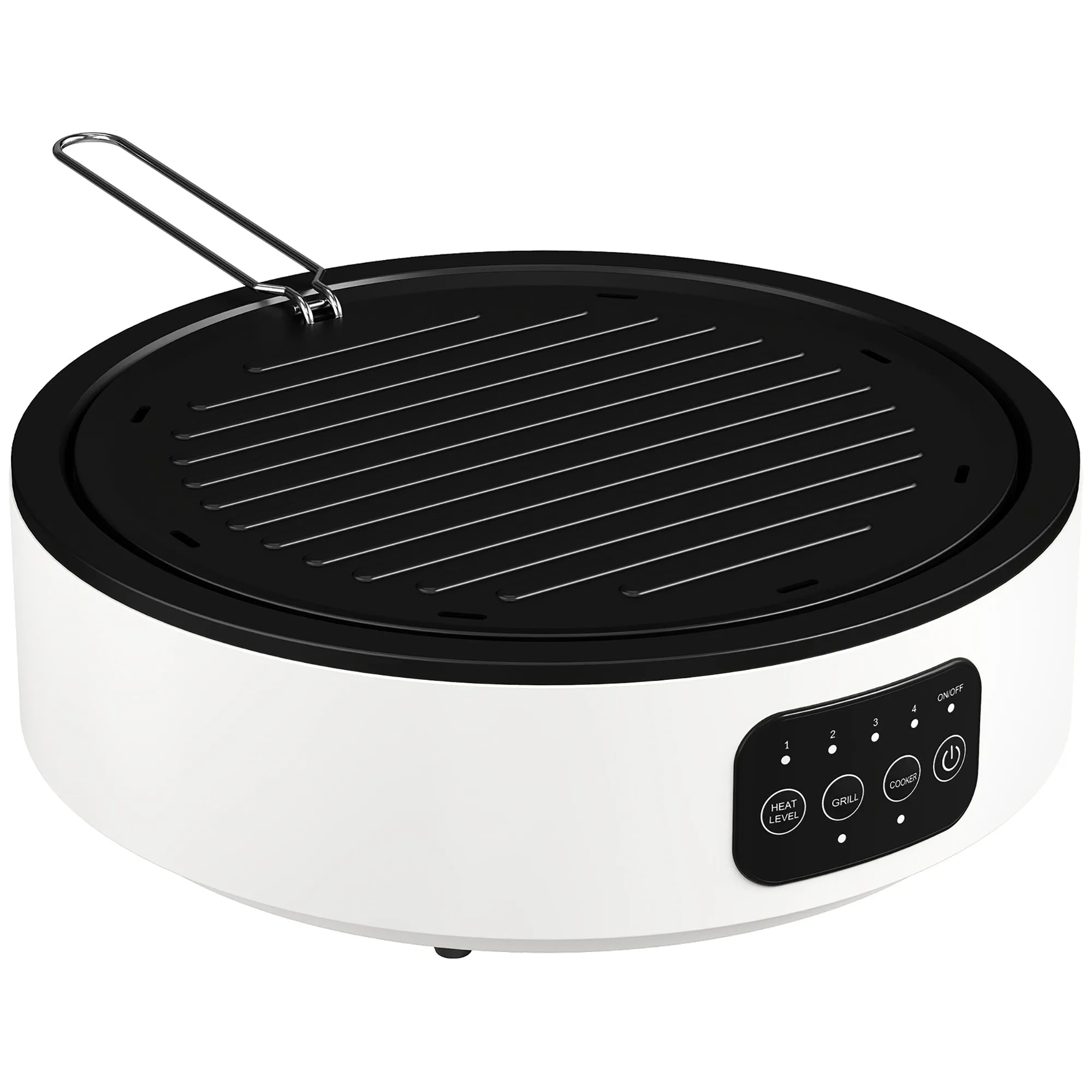 Infrared Electric Hot Plate 2000W Electric Cooker with Ø30cm Grill