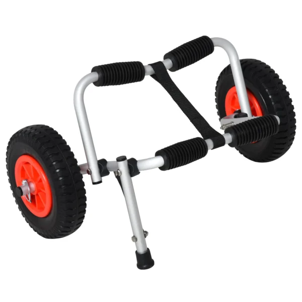 Folding Aluminum Kayak Canoe Cart with Non-Slip Pads