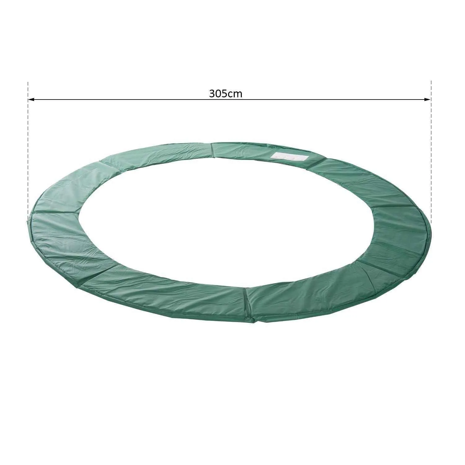 Homcom Trampoline Protective Cover, Green, Ø305cm - Image 3
