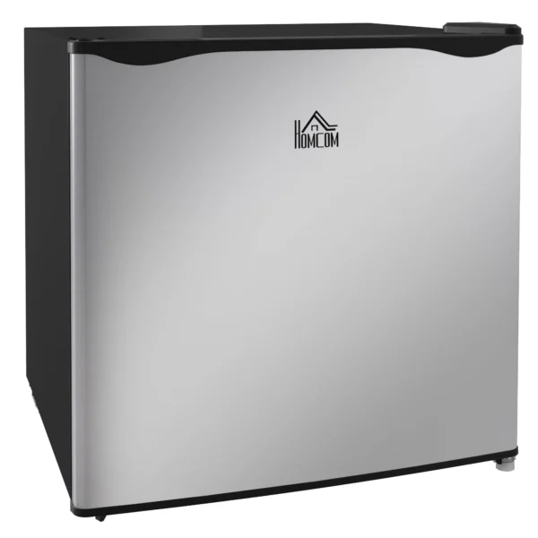 Portable Fridge 35L with Removable Shelf and Adjustable Temperature, 47x44.2x48.8 cm, Silver