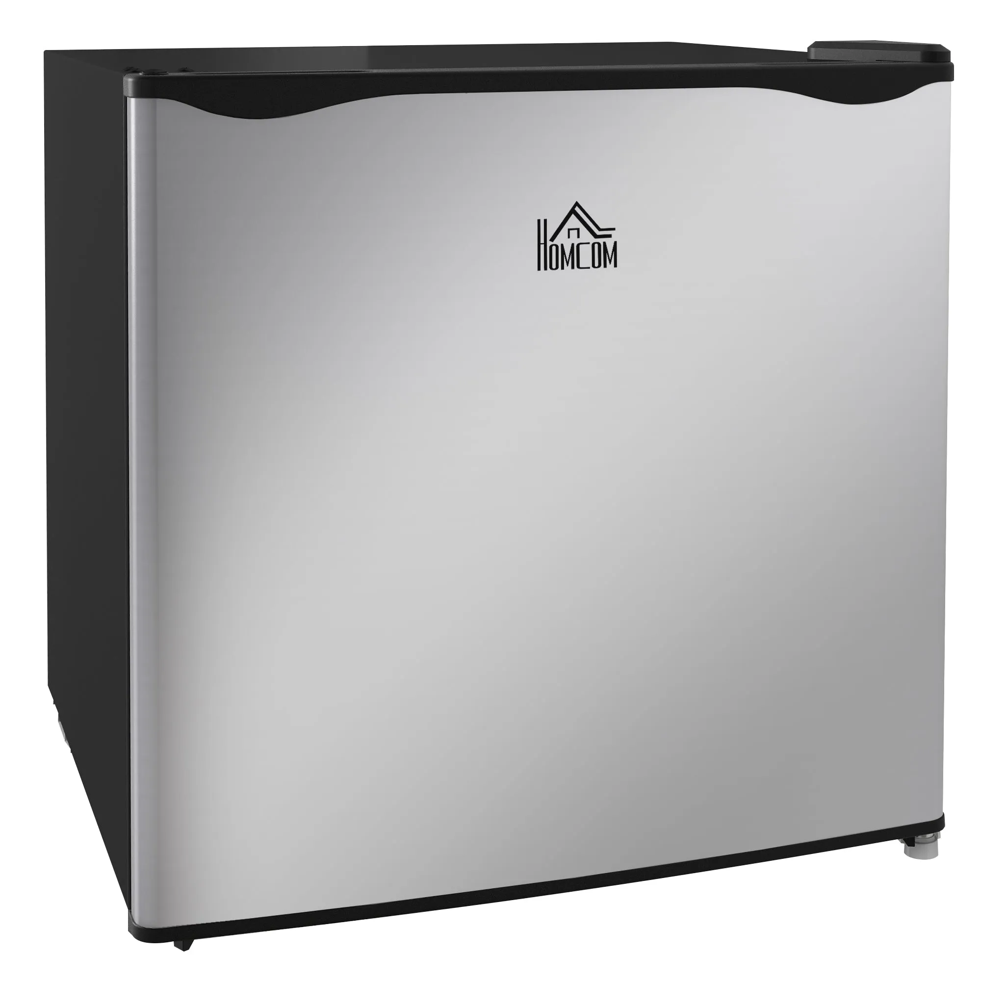 Portable Fridge 35L with Removable Shelf and Adjustable Temperature, 47x44.2x48.8 cm, Silver