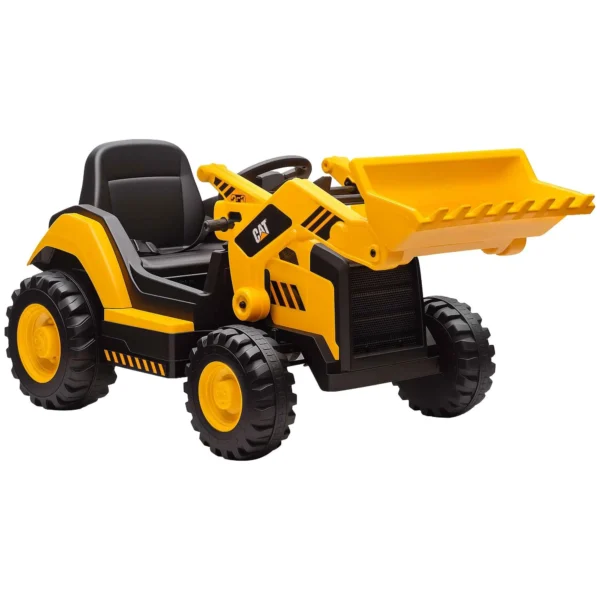 Electric Bulldozer for Kids Ages 3-6, Official Caterpillar Brand, 12V with Remote Control, Yellow